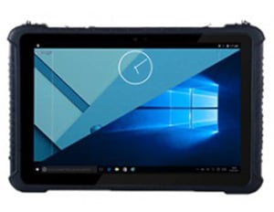 Afbeelding van Robuuste Tablet PC - Een illustratie van een stevige en duurzame tabletcomputer.