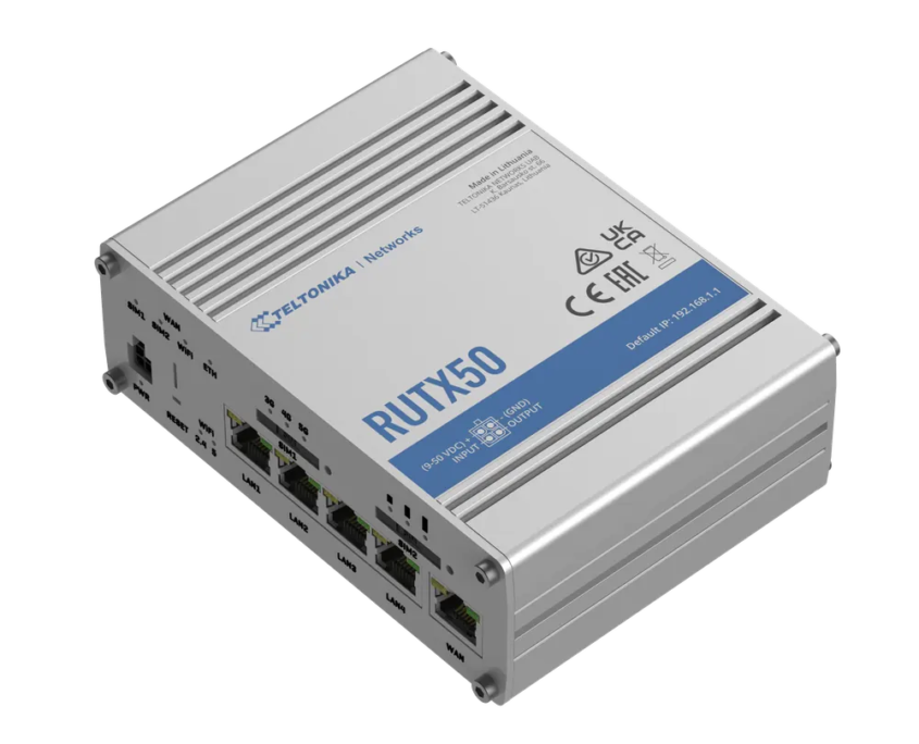 Industriële 5G router Teltonika RUTX50